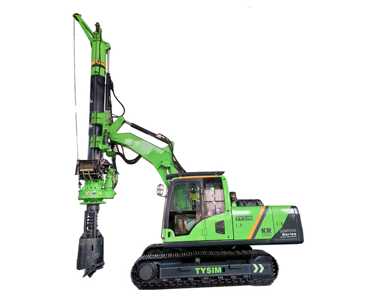 KR50A Hydraulic Piling Rig with China Chassis